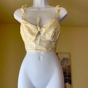 Linen Express Crop Top